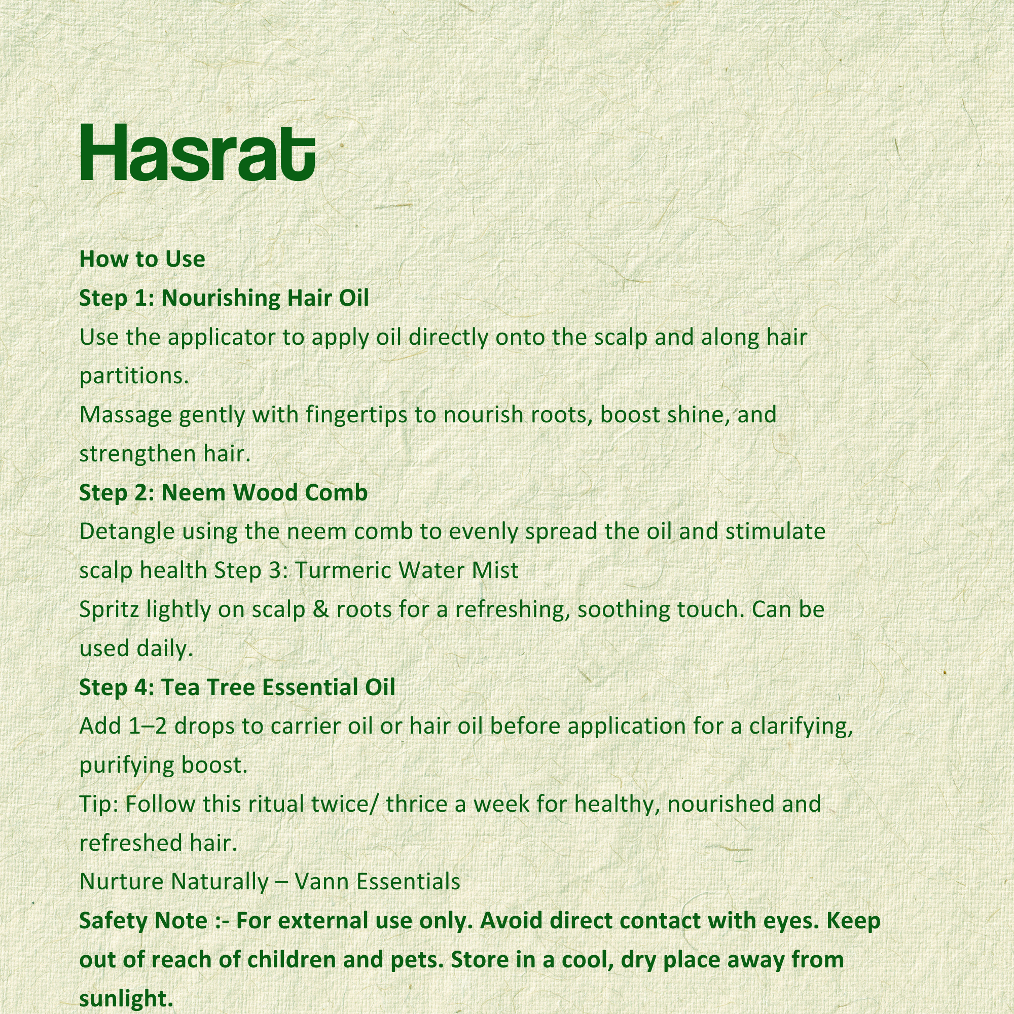 Hasrat – The Hair Care Box by Vann Essentials
