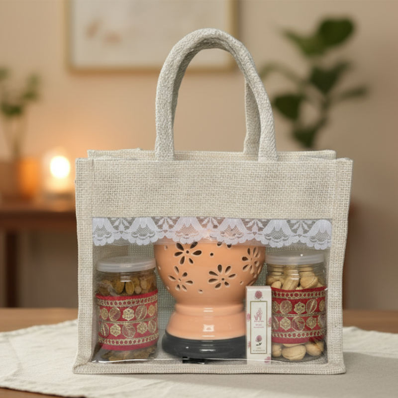 Fragrance & Light Diffuser Jute Bag