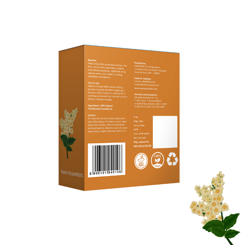 Frankincense Essential Oil for Fragrance, Age Spots & Scars