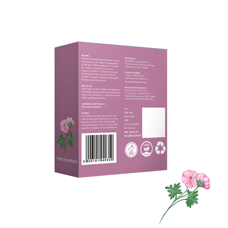 Geranium Essential Oil – Floral Balance for Skin & Soul