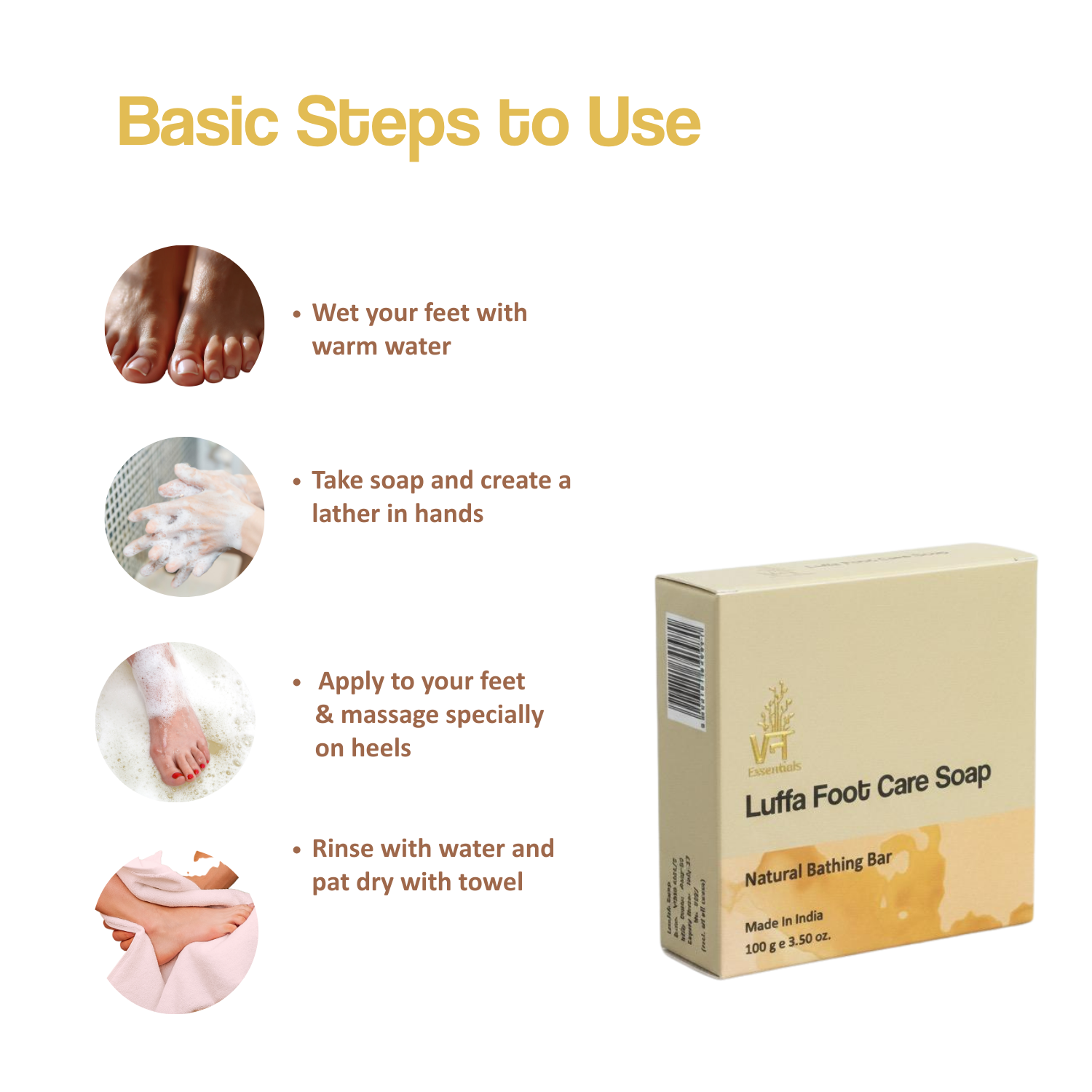 Luffa Foot Care Soap