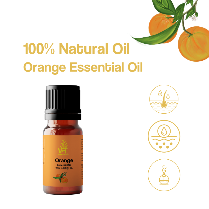 Orange Essential Oil for Shiny Hair, Clear Skin & Aromatherapy
