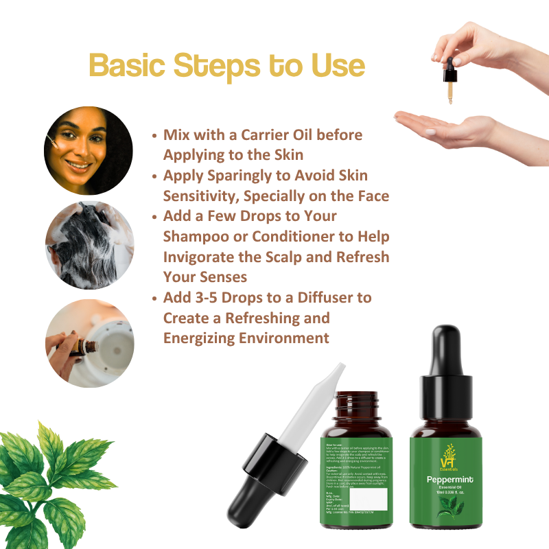 Peppermint Essential Oil for Faster Hair Growth