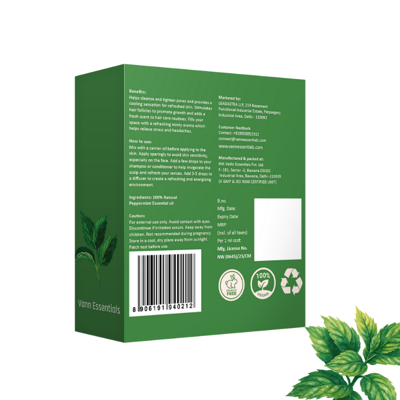 Peppermint Essential Oil for Faster Hair Growth