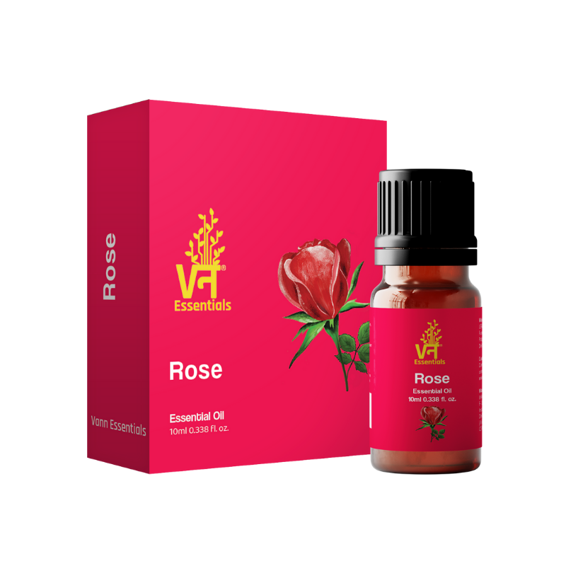 Rose Essential Oil for Diffuser, Improves Even Skin Tone