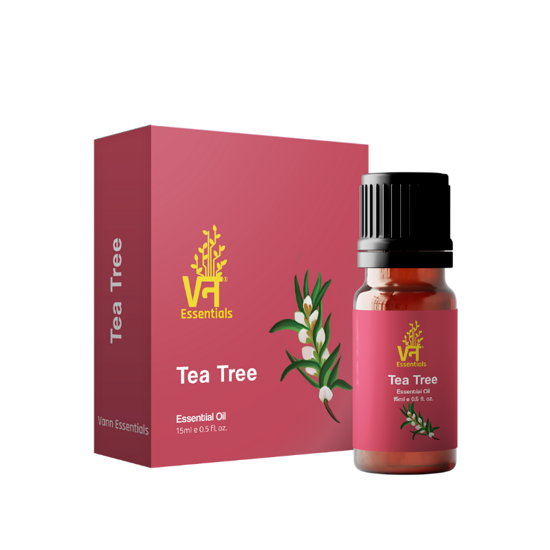 Tea Tree Essential Oil for Clear Scalp & Dandruff | Skin & Acne