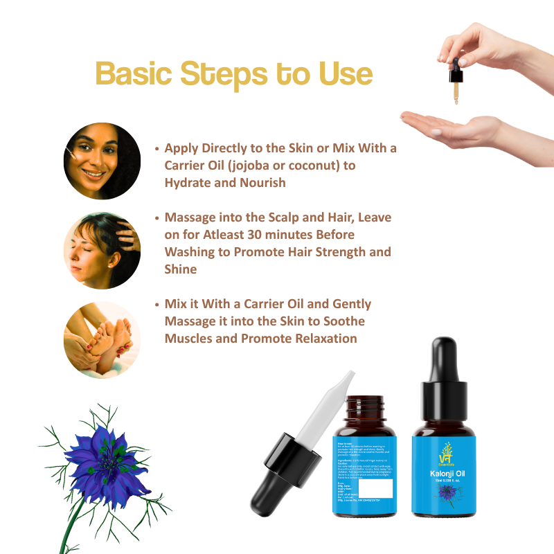 Virgin Kalonji Seed Hair & Skin Oil